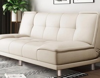 Sofá Cama Resistente a Arañazos de Gatos, un Mueble Versátil y Plegable para la Sala de Estar o el Dormitorio, que Sirve como Sofá Biplaza Sencillo