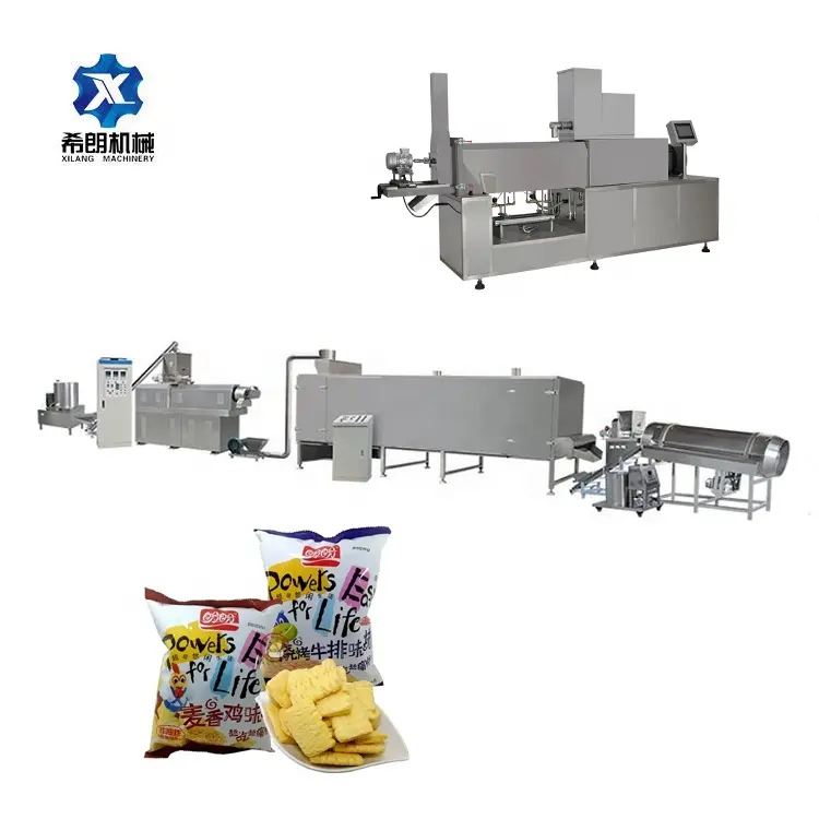 sweet corn puff machine popcorn kurkure machine nik naks snack making machine cheetos production line