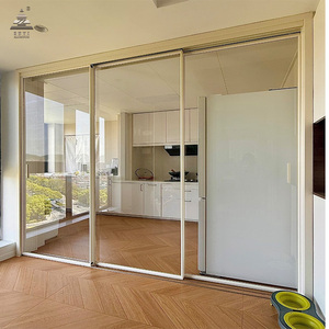 Perfil de <span class=keywords><strong>Puerta</strong></span> Corredera de Aluminio ZEYI, Solución de Lujo <span class=keywords><strong>para</strong></span> Villas, Puertas Correderas de Patio, Mecanismo Suave de Vidrio, Bisagras <span class=keywords><strong>para</strong></span> Bodega - Product Image 6