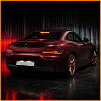 Para BMW Z4 E89 2009-2016, Conjunto de Luces Traseras de Coche con Animación Dinámica LED Secuencial, Estilo M4 CSL, Color Negro Ahumado