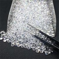 Diamant de laboratoire cultivé CVD HPHT 1 mm 2 mm rond taille brillant clarté VS certifié IGI diamant poli prix par carat Madonna L-103
