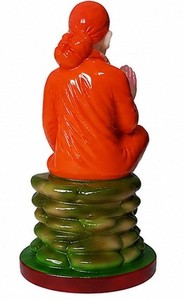 Figura Religiosa Artesanal Colorida Esculpida en FRP para Decoración de Hogar y Bodas, Diseño Tradicional para Mesa de Salón - Product Image 3