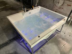 Bain à remous de luxe HG pour 3 personnes, <span class=keywords><strong>spa</strong></span> extérieur, baignoire de massage en acrylique, hydrothérapie, <span class=keywords><strong>spa</strong></span> de nage pour villa, jardin, hôtel, projet - Product Image 6