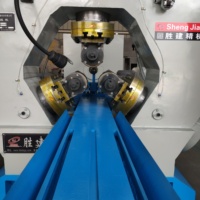 Máquina laminadora de roscas de tres ejes con control CNC automático de alta velocidad para tornillos, pernos y clavijas, con PLC, motor, caja de engranajes, 380V 15KW