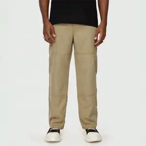 מכנסי ג'ינס עם כיס צד MJ169 לגברים לגברים ג'ינס נמתח ג'ינס ישר לגברים