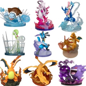 Vente en gros de figurine Pokem-on 11 styles figurine de scène de bataille poupée modèle en PVC pour décoration - Product Image 1