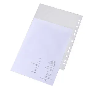 Buy Wholesale China Oem/odm Service A4 Punch Pocket Waterproof File Bag  Clear 11 Hole Sheet Protectors & Sheet Protector at USD 0.1