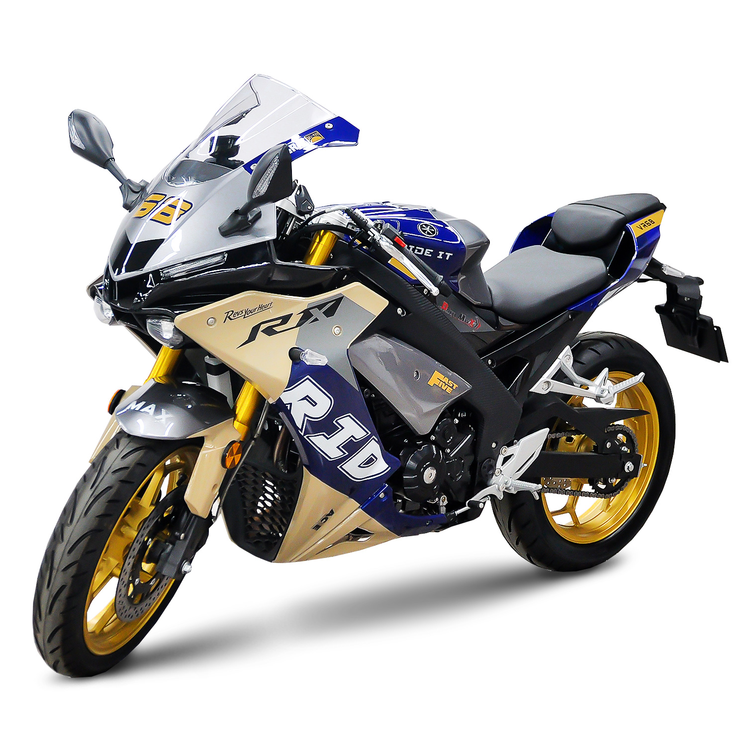 Yamaha R1 250cc High-Performance Exhaust Upgrade