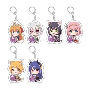 Porte-clés figurine de personnage d'<span class=keywords><strong>anime</strong></span> Princess Connect Re Dive, PCR Kokkoro Karyl Pecorine, porte-clés en acrylique, pendentif pour sac, cadeau - Product Image 1