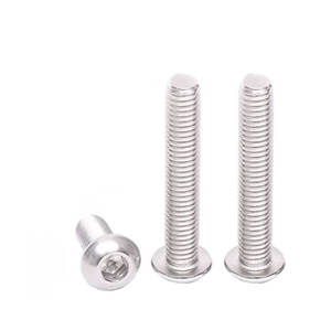 Tornillo de cabeza redonda de acero inoxidable SS201, SS304, SS316, SS316L, unidad hexagonal Lisa pulida, <span class=keywords><strong>DIN7380</strong></span> - Product Image 3