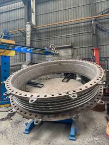 Metalen Balgen Dilatatie Compensator AISI-316L Roestvrijstalen Binnenhuls <span class=keywords><strong>Idler</strong></span> Flens Glad Oppervlak Voor Waterleidingsystemen - Product Image 4