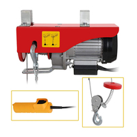 Palan électrique miniature 220V110V petite grue en acier pour toit domestique nouvel état palan électrique à câble métallique