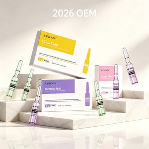 Sérum personnalisé OEM à l'acide hyaluronique, aux peptides et au glutathion, formule complexe pour nourrir et hydrater la peau autour des yeux et du visage - Product Image 2