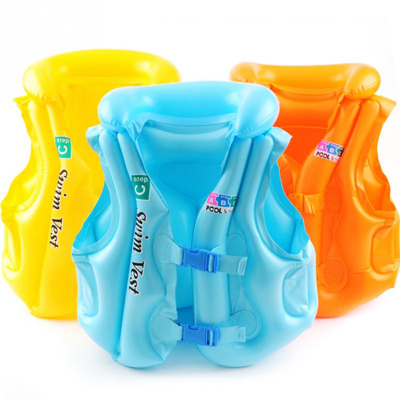 Надувной спасательный жилет из ПВХ для детей, плавающая куртка, автоматический спасательный жилет для детей