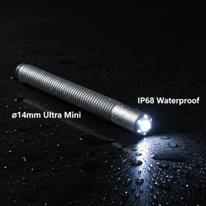 Caméra d'inspection de canalisation portable 14 mm, mini caméra d'égout HD 720P, câble de 20 m, capteur CMOS, stockage sur carte SD, garantie 1 an - Product Image 2