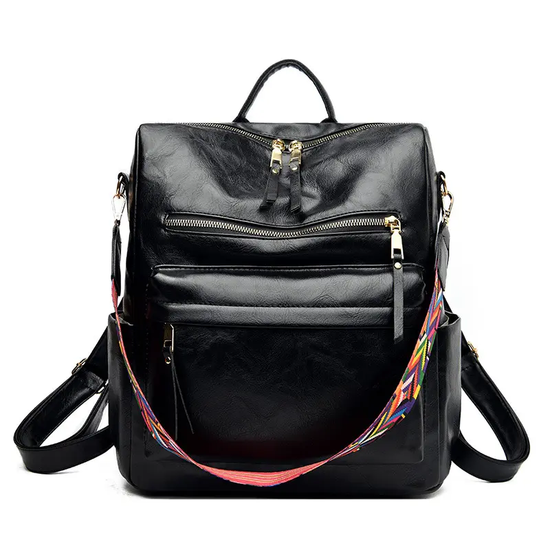 Women's Fashion Backpack Purses Multipurpose Design Convertible Satchel Handbags and Shoulder Bag PU Leather Travel Bag