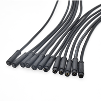 Westsam Vélo Électrique Ebike Moteur Extension 5pin Mâle Femelle Snap-in Plug Communication Câble M8 Connecteur