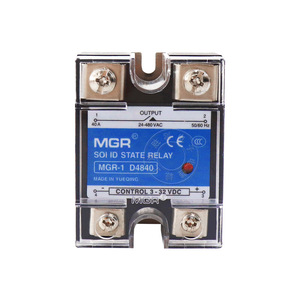 Relé de Estado Sólido MGR 25A 24-480VAC con Bloque de Terminales de Salida CA, Chip Importado Anti-Interferencia - Product Image 2