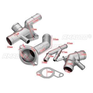 Kit de mise à niveau de 4 embouts de raccordement en aluminium pour liquide de refroidissement pour VW Golf MK4 Jetta GLI GTI 337 1.8T 2000-2003 2004 2005 et Audi TT 2000 2001 2002 - Product Image 6