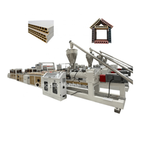 Extrusora de tornillo doble individual, madera plástica, cubierta compuesta, poste de valla de suelo, PP, PE, PVC, máquina de fabricación de perfiles WPC