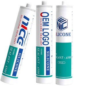 NICE A500 Oxime Keo Adhésif silicone neutre Colle d'étanchéité imperméable pour la construction Cuir Fenêtre Verre - Product Image 1