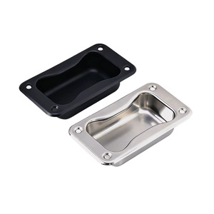 Mwre Embedded Handle 304 Stainless Steel Black Brushed Finish Industrial Automation Aviation Machine Tool A-1892-2-A - Product Image 4