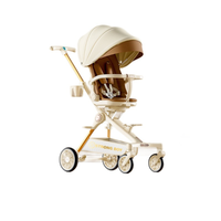 Poussette bébé pliable légère de haute qualité, poussette de voyage compacte à vue haute pour avion, poussette parapluie pour tout-petit