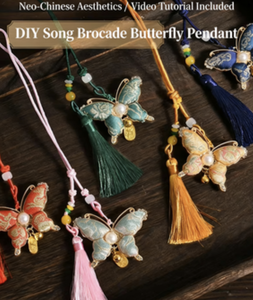 Broche porte-collier en alliage véritable motif Cheval Petit, base en brocart, collier à collier brodé, pince à cheveux, fait main, kit DIY - Product Image 6
