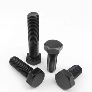 Venta de fábrica Óxido negro de alta resistencia DIN933/931 <span class=keywords><strong>Perno</strong></span> Acero al carbono M8 M10 Grado 8,8 12,9 <span class=keywords><strong>Perno</strong></span> de cabeza hexagonal Pernos Hexagonal - Product Image 2