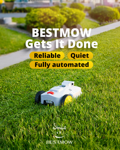 หุ่นยนต์ตัดหญ้า Bestmow ระบบนำทางอัจฉริยะ AI วางแผนเส้นทางอัตโนมัติเต็มรูปแบบ พร้อมระบบดูแลพิเศษด้วยกล้อง RTK รุ่น T100 - Product Image 3