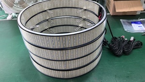 Kingshowstar 17 inch 20 Row Trắng LED bánh xe vòng ánh sáng mới nhất xe tải đuôi góc ánh sáng với ứng dụng & điều khiển từ xa 12V điện áp - Product Image 4