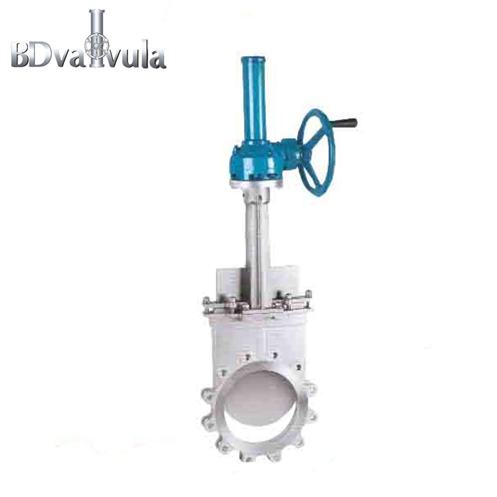 carbon steel stainless steel Knife-gate valve used by coal -slurry made in China