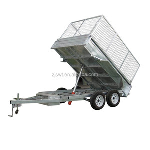 Rimorchio Ribaltabile Idraulico Completamente Saldato e Zincato con Freno a Disco Elettrico, Capacità 3500kg, 9x5ft, Vendita all'Ingrosso - Product Image 6