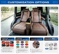 Siège VIP de capitaine d'usine pour Toyota Land Cruiser LC300 200 Prado avec repose-jambes électrique