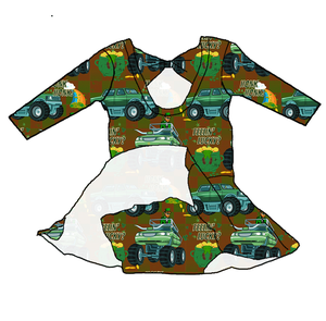 Mono de Ballet para Niños con Estampado de Vacas Personalizado de Primavera para el Día de San Valentín, Cierre de Cremallera, Unisex, con Lazo en la Espalda - Product Image 3