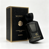 Flacon de parfum carré unique d'usine, 50 ml, en verre épais, flacons de parfum vides noirs de 30 ml avec emballage en boîte