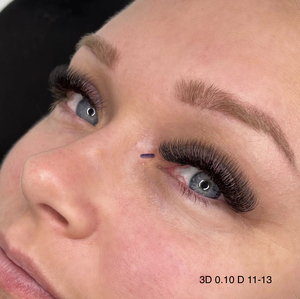 Giảm Giá Hơn 3D 4D 5D Siêu Tối Màu Đen Premade Người Hâm Mộ 0.07 D Ngắn Gốc Quạt Rộng Lông Mi Mở Rộng - Product Image 2