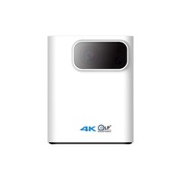 Projecteur DLP Mini 4K 3D WIFI intelligent portable de poche rechargeable interactif avec batterie, système d'exploitation Android 9.0, home cinéma