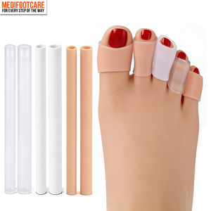Protections d'orteils, tubes en gel pour orteils, manchons en silicone pour orteils, bandages et coussinets pour le <span class=keywords><strong>traitement</strong></span> des ampoules, callosités, <span class=keywords><strong>cors</strong></span>, douleurs et frottements des orteils - Product Image 1