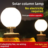 Lampe solaire d'extérieur de style européen en forme de lune, IP65, LED lumière blanc chaud, contrôle inductif résidentiel, pour zones rurales