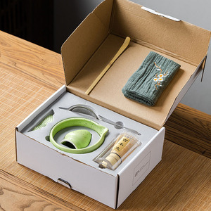 Juego de batidor <span class=keywords><strong>Matcha</strong></span>, cuenco esmaltado de arena de cerámica <span class=keywords><strong>con</strong></span> boca, té <span class=keywords><strong>Matcha</strong></span>, 7 piezas, herramientas, caja de regalo, kit para amantes del <span class=keywords><strong>Matcha</strong></span> - Product Image 2