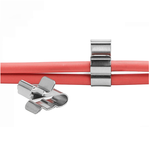Stainless Steel Solar PV Cable Clips Wire Clips Module <strong>Frame</strong> Clips PV Wire <strong>Clamp</strong> for Solar Mounting System - Product Image 1