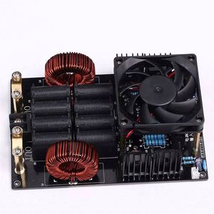 Panneau de chauffage à Induction, basse tension 1000W, 12-40V 50a 1kw ZVS, générateur haute tension avec bobine pour métal fondu - Product Image 4