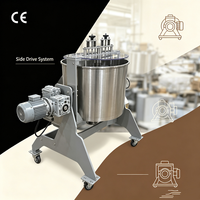 Machine à chocolat industrielle à broyage de pierres/mélangeur de chocolat/broyeur à billes de chocolat, fournie directement par l'usine