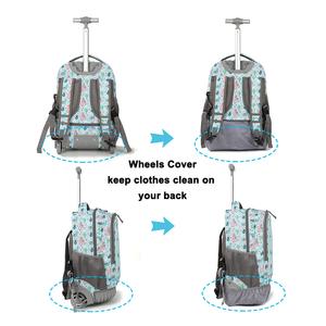 Sac <span class=keywords><strong>à</strong></span> dos <span class=keywords><strong>à</strong></span> roulettes personnalisé pour enfants filles garçons cartables avec 2 roues sacs <span class=keywords><strong>à</strong></span> roulettes pour garçons enfants - Product Image 3