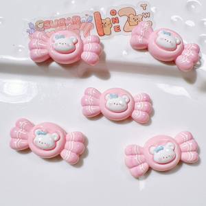 CHENXI Adornos de Resina Ecológicos DIY Pintados a Mano con Diseño de Cachorro de Dibujos Animados y Pastel de Frutas para Decoración del Hogar y Regalos - Product Image 6