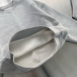 TOPSHOW Garment Hoodies Manufacturer Custom Blank <b>Plain</b> <b>Sweatshirt</b> Baggy 500 Gsm Cotton Fleece Heavyweight Oversized Hoodie - Product Image 3