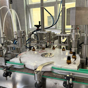 Đầy đủ tự động Lotion mỹ phẩm lỏng 30ml 60ml lọ nhỏ Boston Máy rót chai đóng nắp niêm phong thiết bị đóng gói - Product Image 2