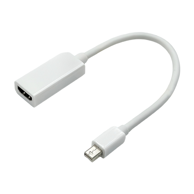 Mini Dp to Hdtv Adapter Cable Displayport Male Mini Dp to HD Female 4K 1080P Converter for Projectors and Monitor