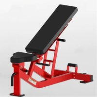 Banc de musculation réglable en métal, multi-positions, équipement de gym sécurisé pour entraînement avec haltères/barres, usage commercial et fitness